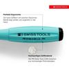 PB Swiss Tools SwissGrip Rainbow Screwdriver 4-Piece Set with Holder, Boxed, 8242RBCBB