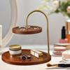 Wooden Jewelry Display Stand Decorative Jewelry Organizer  Bathroom Organization