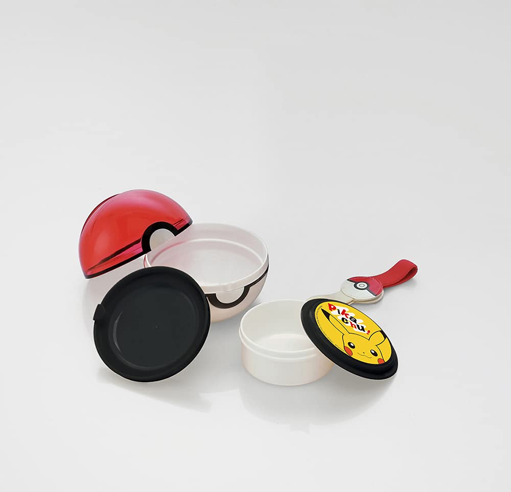 Skater Pokemon Monster Ball Lunch Pocket Monsters Lunch Small Item Container Box, Box, LMS3-A