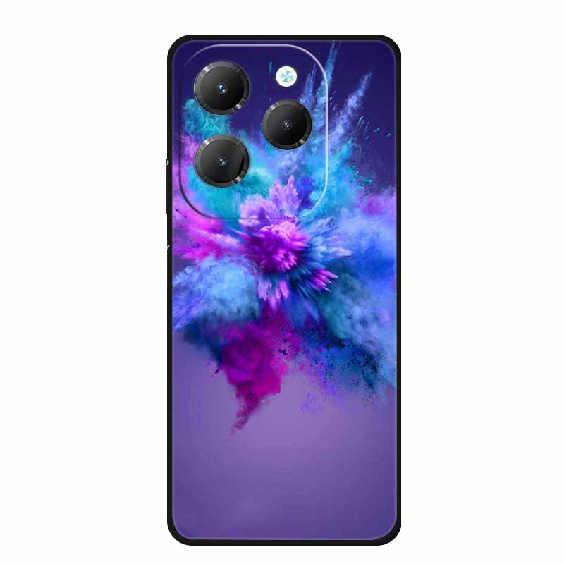 Для чехла Infinix Hot 40 Pro Животные Мягкий силиконовый ТПУ чехол Чехлы для телефона Для Infinix Hot 40i Hot40 X6837 Защитный Волк Коке
