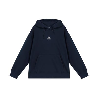 Nike Худи пуловер из флиса ACG Therma-Fit с вышивкой, унисекс, темно-морской синий, черный, горный белый, DH3088478