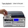Ten-in-One Retro Vinyl Record Player: Bluetooth Speaker, Radio, Cassette & CD Player, Transcriber – Perfect Gift!