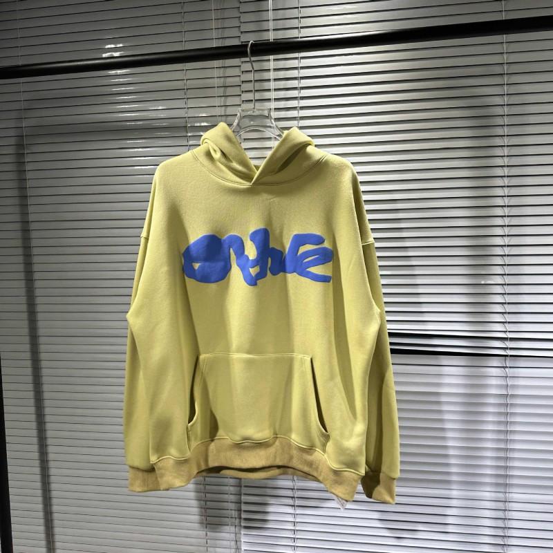 American High Street Entire Studios Hoodie Foam Print Relaxed Fit Couple Sweatshirt Casual Wear