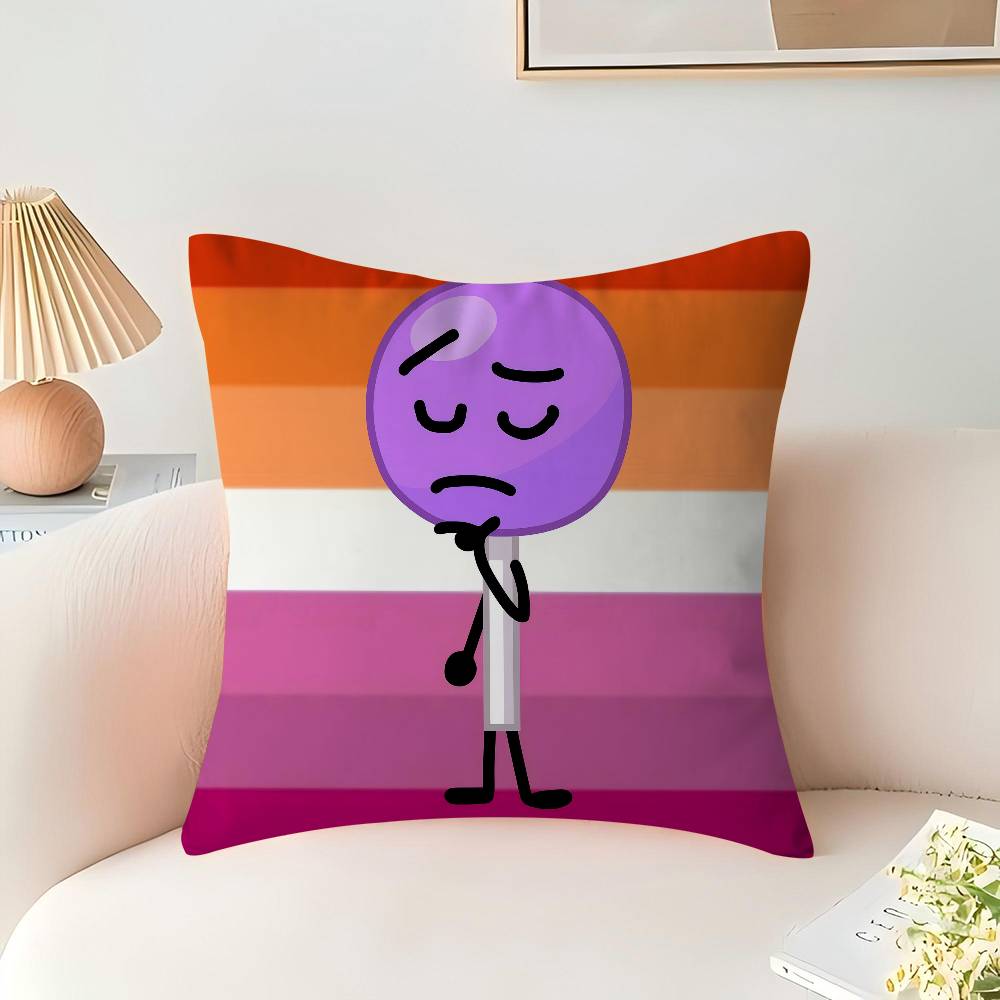 B-Bfb L-Lollipop Cushion Cover Inches Farmhouse Decor Home Throw Pillow Covers For Couch Decorations