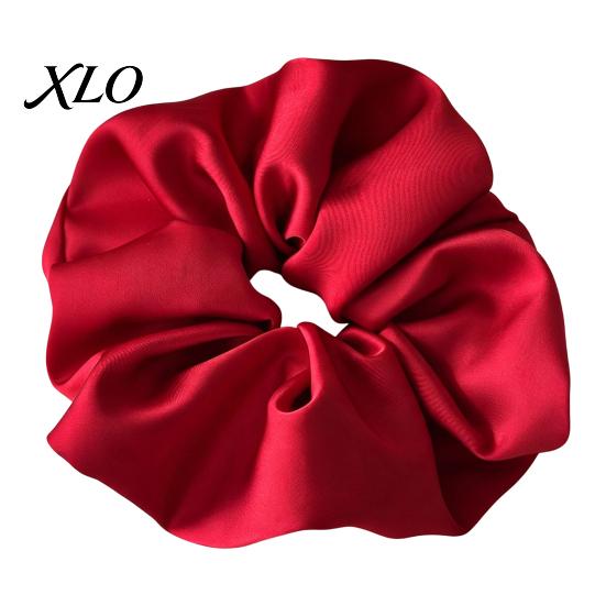 Minimalist Hair Scrunchies for Gifts Satin Scrunchies, High Elasticity Ties Women Girls, Non Slip Band, Elegant Styling Solid Color Ponytail