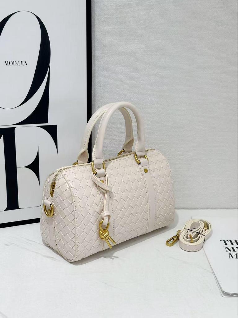 Сумка из плетеной воловьей кожи Diamond, осень/зима 2025 г.: Универсальная сумка для бизнеса, поездок на работу, через плечо и через почтальона