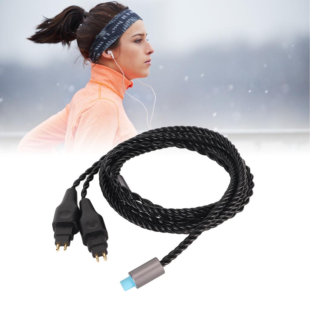 2Pin Sound Cable 3 in 1 Silver Plated Copper Cable Replacement for HD650 HD660S HD6XX HD600 HD660 HD580 HD535 HD545