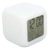 Kids Digital Clock LED 7 Colors Night Glowing Temperature Display Portable Easy  LED Clock 