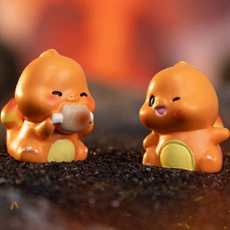 Delightful Miniature Dragon Figurines Resin Cartoon Desk Decor Blind Box Collection