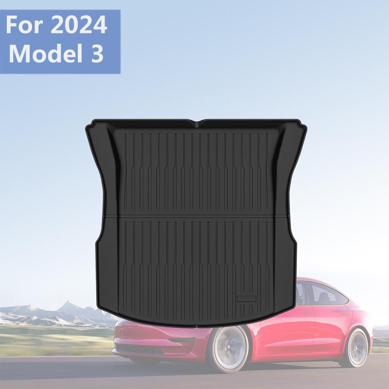 Для нового Tesla Model 3 Highland 2025 TPE коврики для пола водонепроницаемый багажный коврик износостойкие накладки на ноги коврики для багажника аксессуары