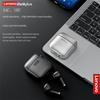 Новые беспроводные наушники Lenovo XT99 Bluetooth 5.2 с металлической текстурой TWS, музыкальные игры, двухрежимные наушники с двойным HD-микрофоном