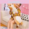Cat Long Cartoon Pillow Animal Down Cotton Plush Stuffed Toy Decoration Holiday