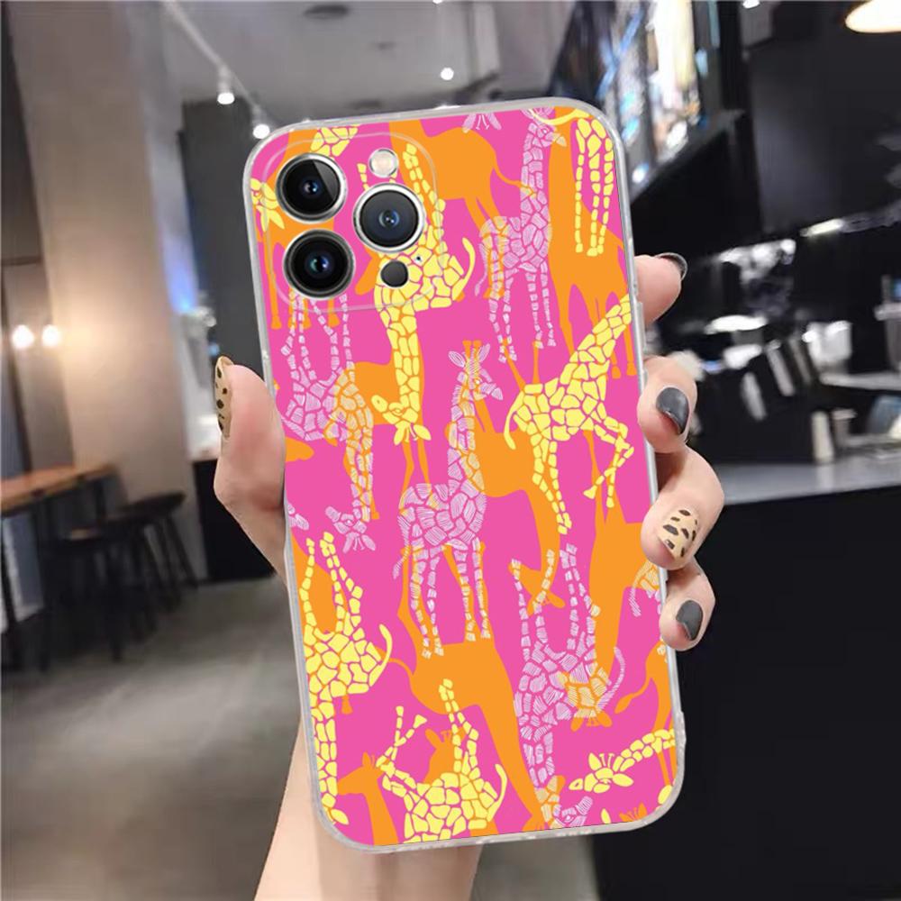 Иллюстрация жирафа Чехол для телефона Для iPhone 15 14 11 12 13 Mini Pro XS Max Чехол 6 7 8 Plus X XR SE 2020 Funda Shell