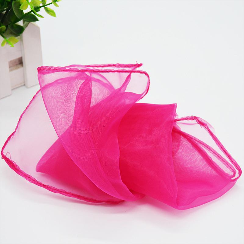 40-65 см Летняя мода шифоновый шарф в горошек женский головной убор квадратный шарф платки женские резинки для волос шейный платок платки