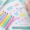 6 шт. стираемые маркеры пастельные маркеры флуоресцентные ручки с двойным наконечником для художественного рисования маркировки школьные канцелярские принадлежности