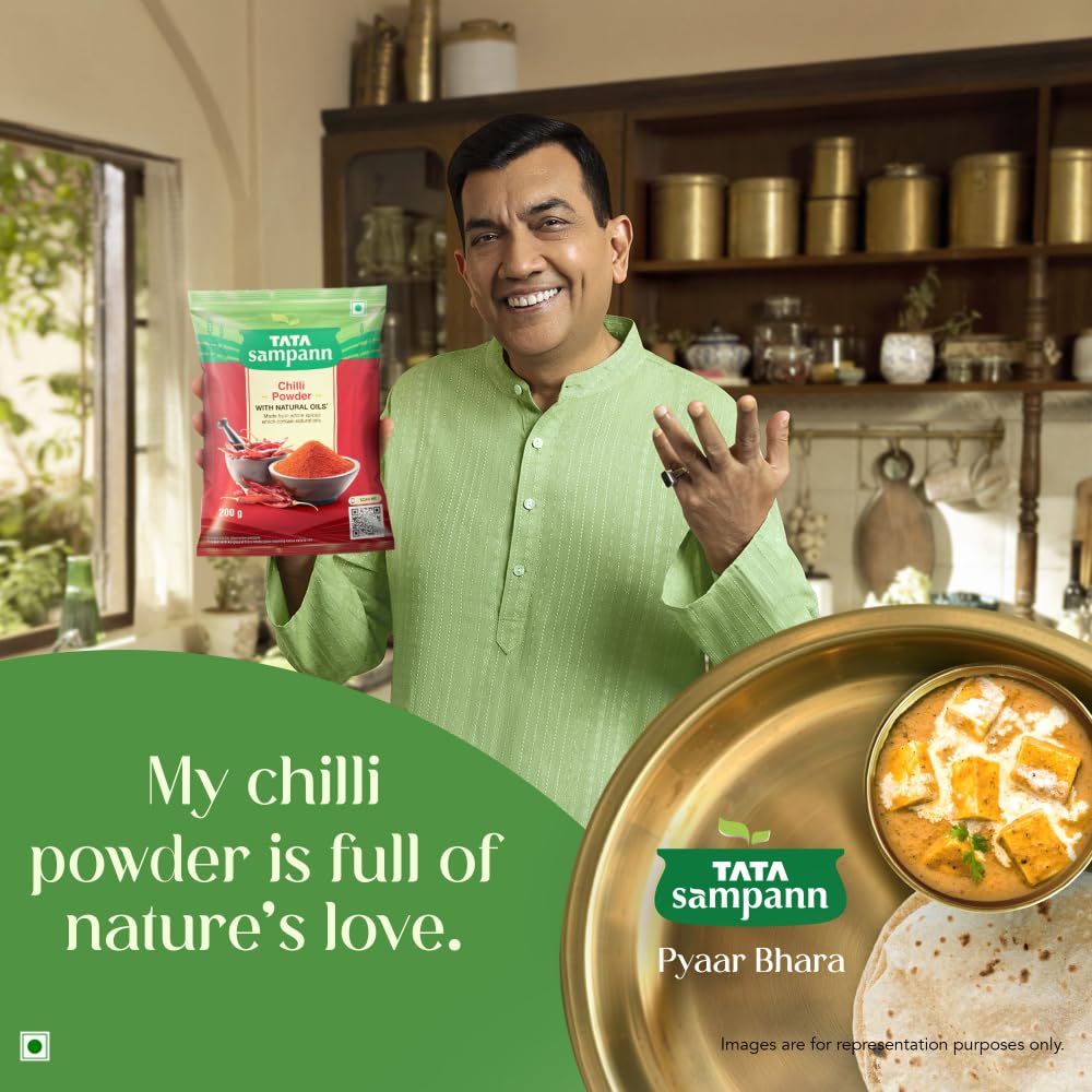 Tata Sampann Chilli Powder 500g With Natural Oils Aromatic Lal Mirchi Spice For Cooking And Seasoning