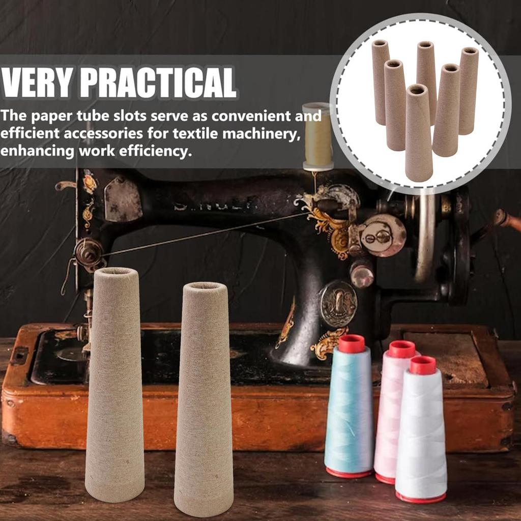 Трубочки для намотки пряжи 6 шт. Толстые картонные конусы для пряжи DIY Намотчик для вязания Трубочки для плетения Принадлежности для рукоделия Намотка шерсти