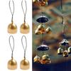 4PCS 2.85cm Metal Wind Chimes Hanging Anti-theft Bell Vintage Jingle  Bells  Home Decor