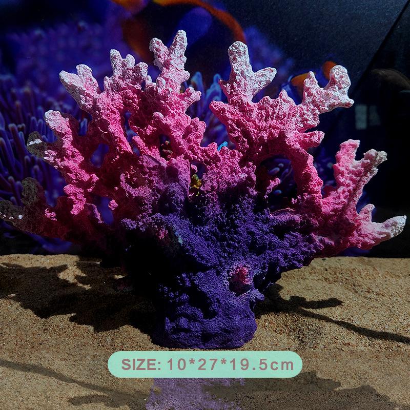 Fish Tank Aquarium Small Ornaments Colorful Simulation Coral Water Artificial Plants Aquarium Decorations Accessories Gifts