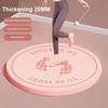 Ovoz o'tkazmaydigan sakrash arqoni uchun gilam Sirpanmaydigan dumaloq yoga sport gilami Professional Pilates uchun yordamchi yostiq Zarbani yutish va Ovoz izolyatsiyasi Uy sport zali uchun mashq gilami