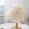 Уличная полая тонкая дышащая купольная шапка-ведро, вязаная крючком, женская весенне-летняя свежая шляпа-ведро с разрезом сзади