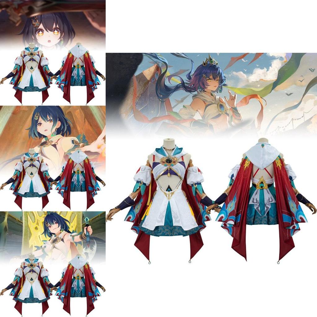 Уникальный косплей-костюм персонажа Яньлунь Юли из Honkai Star Rail, идеально подходящий для аниме-выступлений