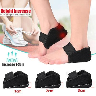 1 пара бандажей 1-3 см, невидимые силиконовые носки для увеличения роста, гелевые пяточные подушечки, подушка для пятки, подошва, полустелька для ног для женщин