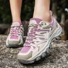 Women's Outdoor Breathable Hiking Shoes: Large Size, Soft Sole, Mesh Design for Camping & Off-Road Adventures