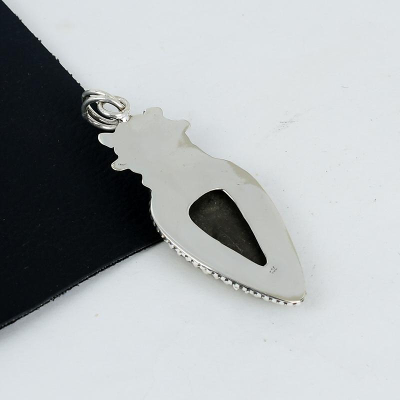 Натуральный кулон с золотым пиритом апачей из драгоценного камня, серебро 925 пробы - Дизайн ручной работы, Ювелирное украшение для повседневной носки, Уникальный кулон с золотым пиритом апачей в подарок