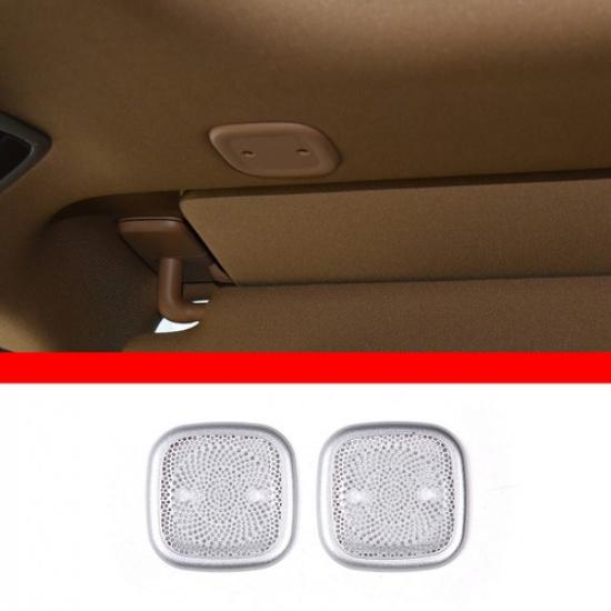 Серебристая стальная сетчатая накладка на крышу для динамика для LR Range Rover Vogue -