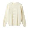 Autumn And Winter Twist Sweater Versatile Light Mature Style Solid Color Knitted Sweater Round Neck Pullover Lazy Loose Women'S Clothing