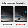 CSF1   Carbon Fiber Car Short Antena Radio FM Metal Receive Accessories For Mercedes Benz AMG W202 W212 W213 W220 W221 W222 C180 C200