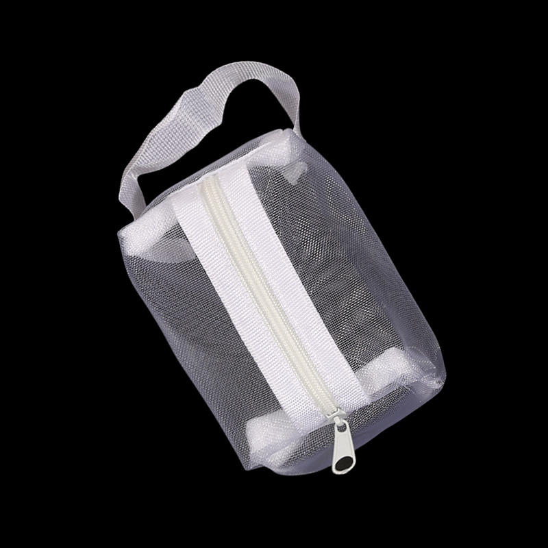 Портативная квадратная сетчатая сумка для хранения, квадратный сетчатый кошелек для монет, сетчатый чехол на молнии, косметичка