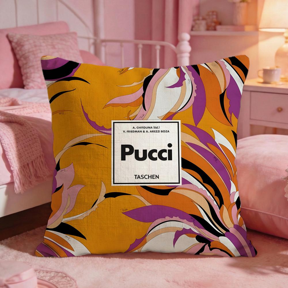 EEMILIO PPUCCIs Brand Cushion Cover Premium Comfort Reversible Pillow Cove Two In One Design For Any Room Car Interior