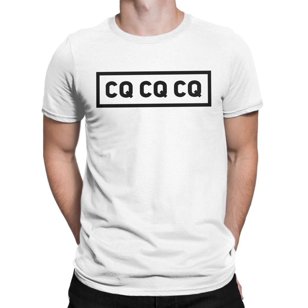 Cq Morse Code Amateur Ham Radio T Shirt For Men Women 100cotton Top Tee Funny Round Neck Short Sleeve