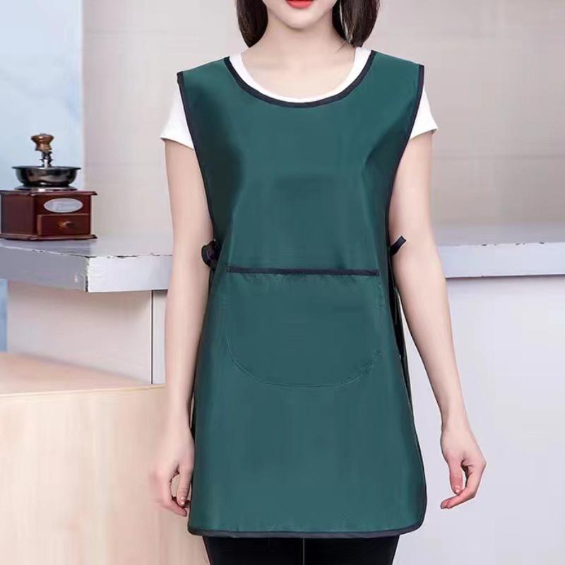 Модные холщовые кухонные фартуки для женщин и мужчин, рабочий фартук для шеф-повара для гриля, ресторана, бара, кафе, красоты, маникюра, студии, униформа