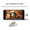 1 шт. Сплав цинка USB 3.1 Type-C TF Картридер для мобильных устройств для ноутбука Xiaomi Многофункциональный OTG кардридер