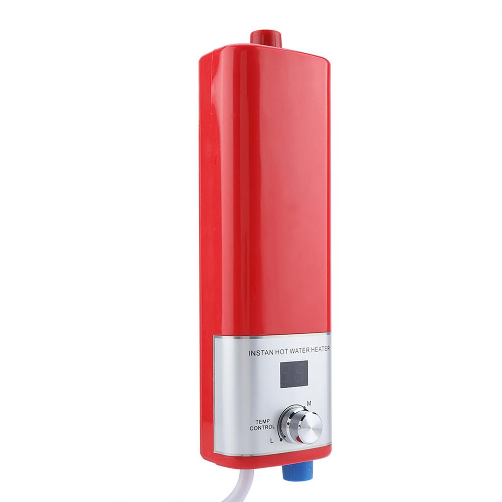 5500W 220V Мини Мгновенный Горячий Умный Водонагреватель Простая Установка Для Кухни Ванной Комнаты (красный)