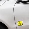 Disability Disabled Attention Security Sign Waterproof Car Stickers for Body Bumper Rear Window Vinyl Decals Auto Accessories