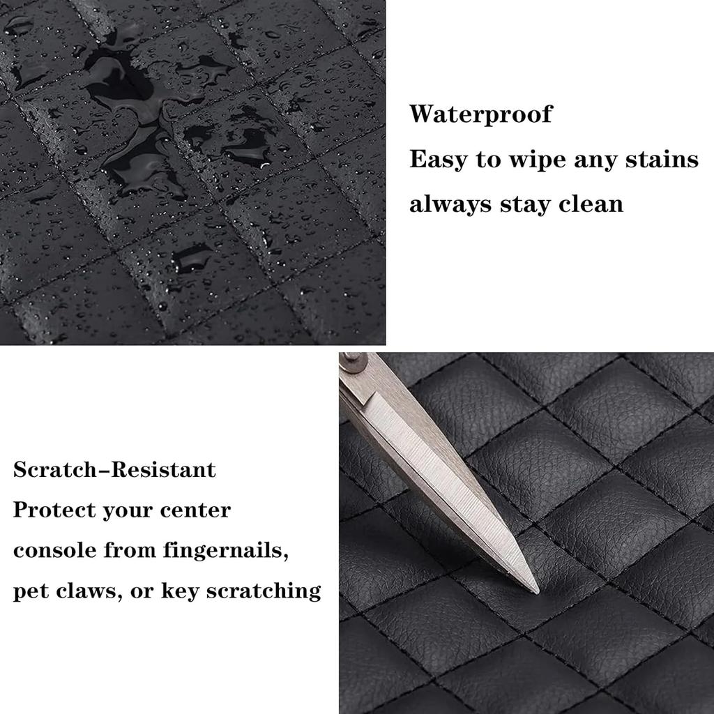 Чехол на центральную консоль подходит для Ford F150 2015-2020, F250 F350 F450 2017-2022 и Expedition 2018-2023 Кожаный подлокотник Защитный чехол Подлокотник