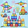 Transparent Magnetic Building Educational Building Blocks for Ages and Boys and Safe ABS Includes Japanese Instructions 88-Piece Blocks, 7.5cm, Toy,
