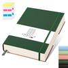 AHGXG B5 Classic 100GSM Thick Horizontal Ruled A 160 19cm W X 25cm Perfect for or Green Notebook, Paper, (7mm Rule), Sheets, Softcover, Size H,