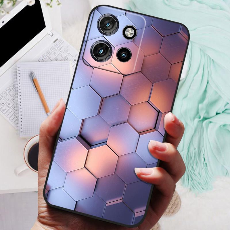 Для Motorola Edge 50 Neo 5G Чехол Лев Волк Силиконовая Мягкая Задняя Крышка Для Motorola Moto S50 edge50 Чехол для Телефона Защитный Чехол