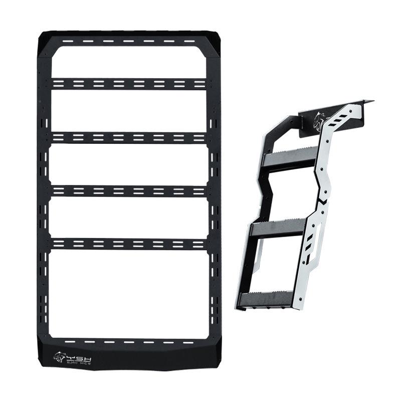 Beijing BJ40 Black Panther Roof Rack & Side Ladder Mech Backpack