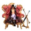 One Piece Gk Dracule Mihawk Pirate King Qiwuhai Sofa Throne Pop Hawk Eye Mihok Boxed Handmade Model Ornaments Toys Collectible