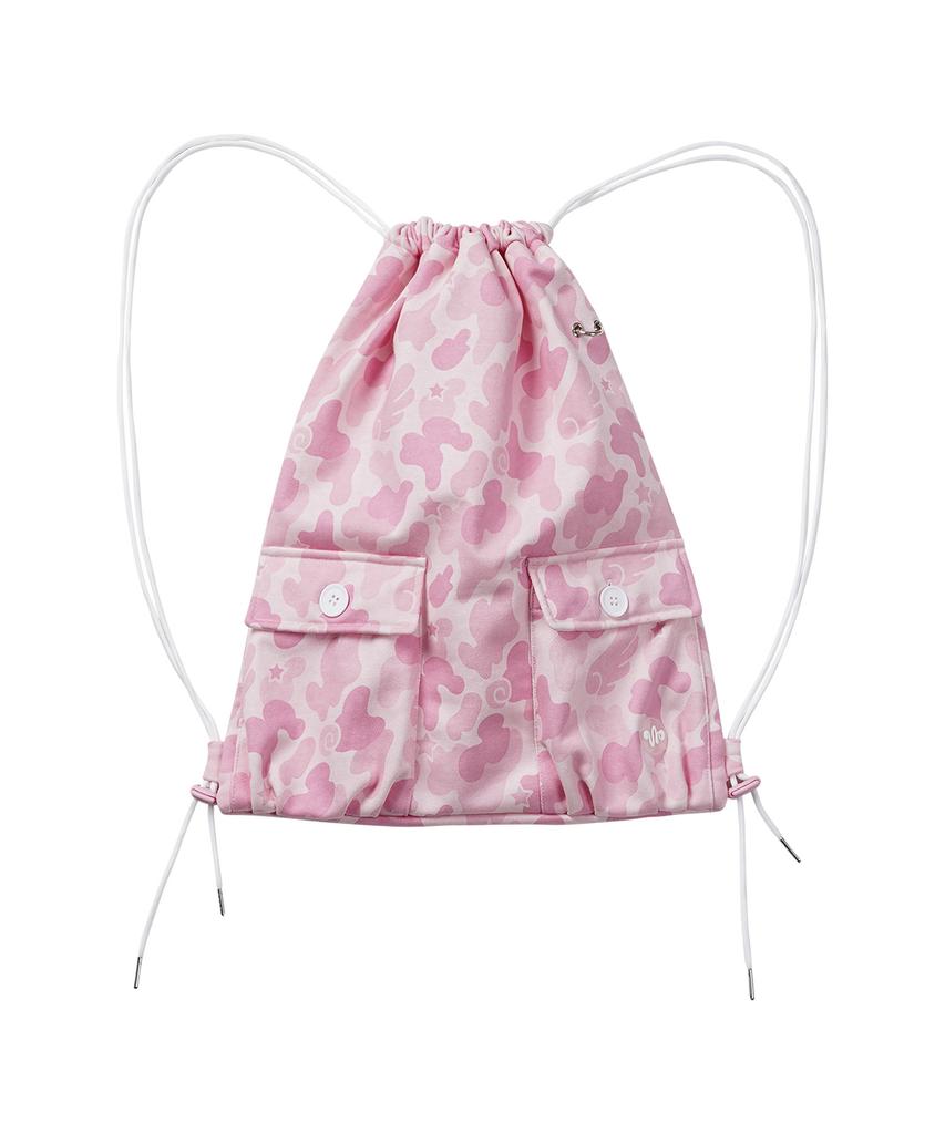 Сумка-мешок для спортзала Venhit Angel Camo_Розовый