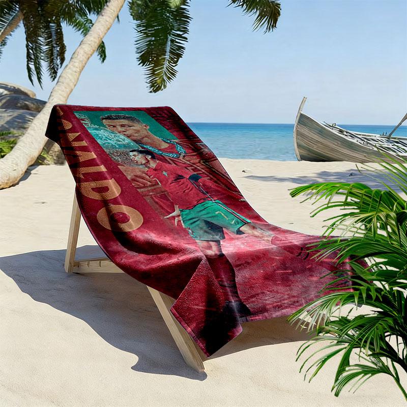 Ronald Print Beach Towel, Large Soft Quick Dry Towel for Beach Camping Swimming