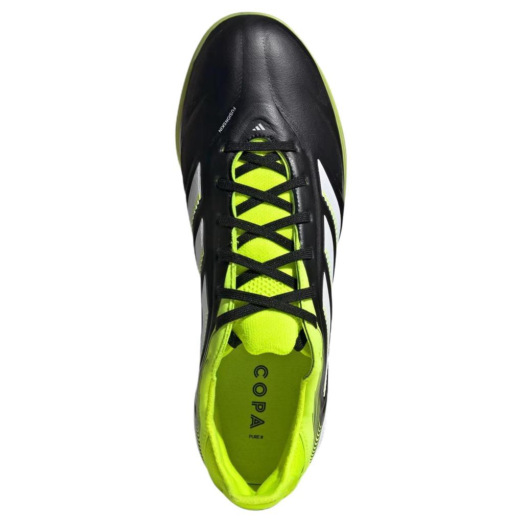 Новые мужские футбольные бутсы Adidas Copa Pure 3 Pro с износостойкой подошвой, черно-желтые, JR2834