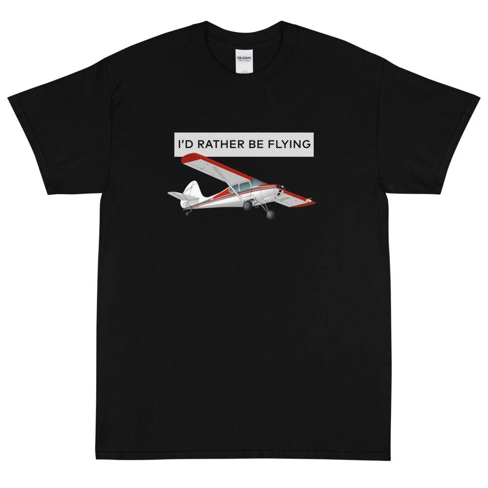 I'd Rather Be Flying Airplane Theme T-Shirt - Personalized w/ Your N#