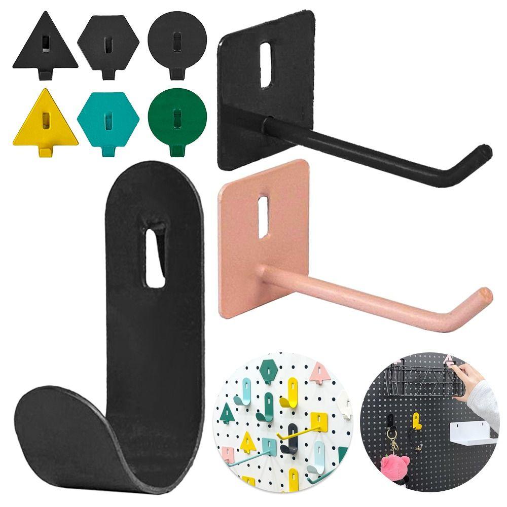 5pcs/set Multi-function Slatwall Hook Display Hooks Hole Board Hook Holder Single Line Hook
